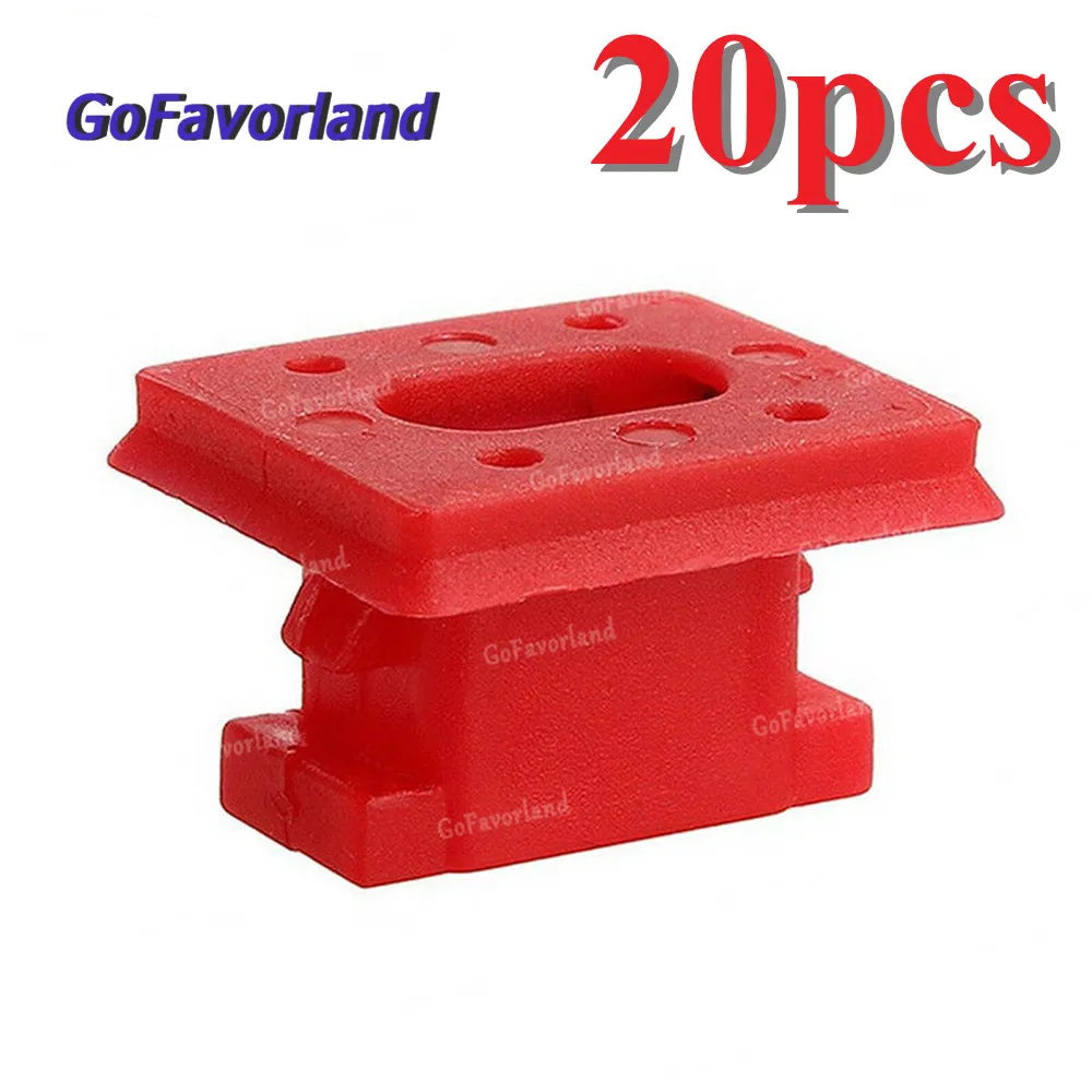 

20Pcs Car Auto Interior Panel Dashboard Dash Board Fixing Buckles Fastener Clip Fixed Clamp Insert Grommets For BMW E46 E65 E66