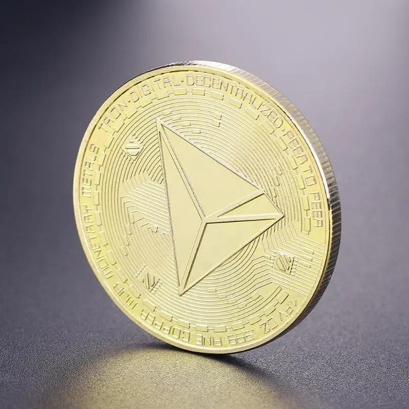 Цинковый сплав TRX-валюты Bitcoin памятная монета искусство, Коллекционирование, подарок