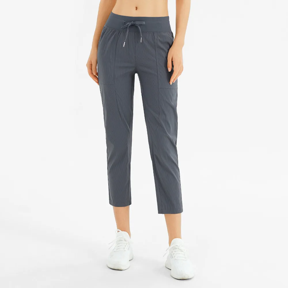 Women's Summer Yoga Pants Loose Sport Sweatpants Gym Quick Dry Fitness Running Trousers Elastic Waist Workout Pants running pants,sport pants