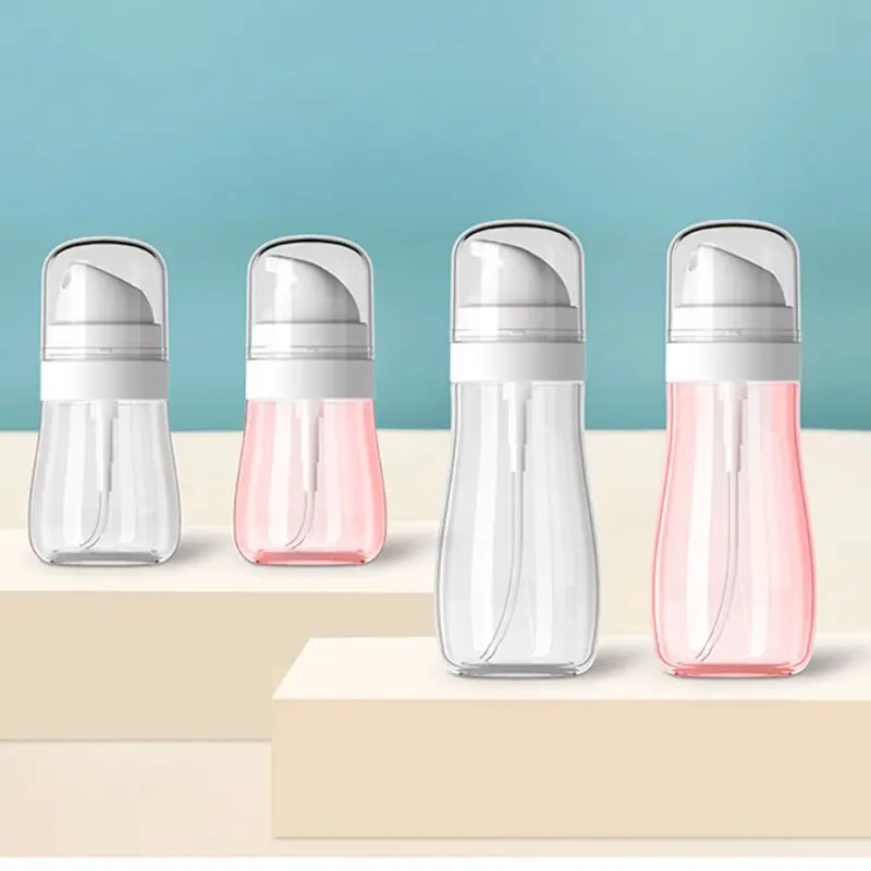

4pcs 50ml 100ml Empty Spray Bottle Set Alcohol Toner Dispenser Refillable Container Portable Outdoor Travel Bottles