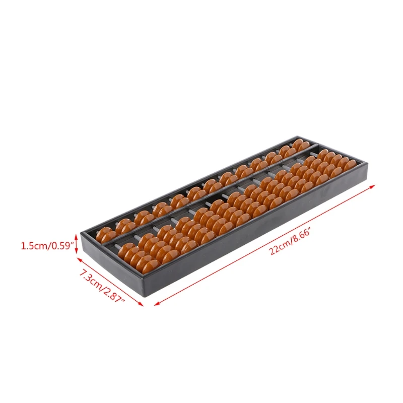 

Plastic Abacus Arithmetic Soroban 13 Digits Kids Maths Calculating Tool Toys