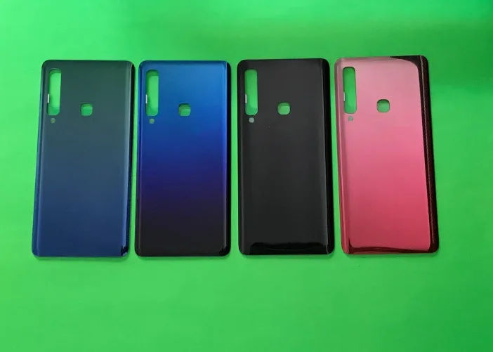 50 шт./лот чехол для samsung Galaxy A9 A9 Star Pro A9S A920 A920F задняя крышка для батареи задняя панель Стекло