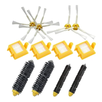 

ABRA-Side Brush + Filter + Bristle Beater Brush Replacement Kit Parts Set for iRobot Roomba 700 Series Vacuum Cleaner Robots 760