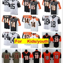 Молодежи Цинциннати A.J. Зеленый Joe Mixon Geno Atkins Andy Dalton Tyler Eifert игровая цветная Футбольная форма