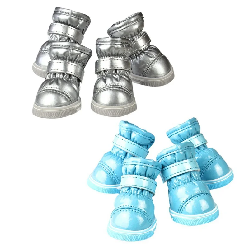 Title 2, Winter Pet Dog Shoes Warm Snow Boots Waterproof...