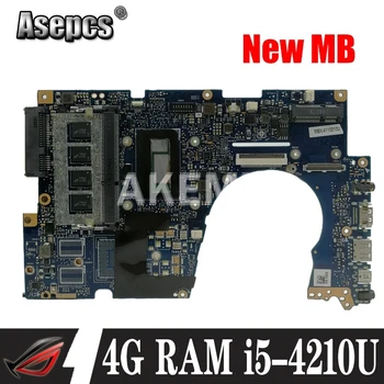 شراءAkemy UX303LAB اللوحة الأم لأجهزة الكمبيوتر المحمول Asus UX303LA UX303LNB اللوحة الأم I5-4210U 4GB RAM 90NB04Y0-R06000