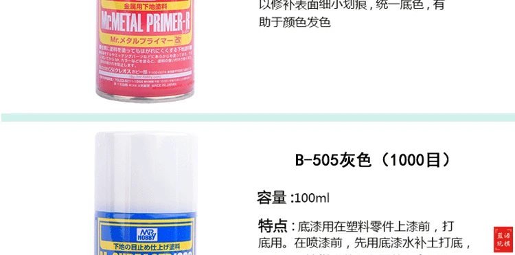 Mr. color Surfacer модель~~ грунтовка~ оросительный Дождеватель~ серый/белый/черный и белый с рисунком~ B505 B506 B51