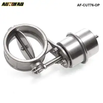 

NEW Vacuum Activated Exhaust Cutout 3'' 76MM Open Style Pressure: about 1 BAR AF-CUT76-OP