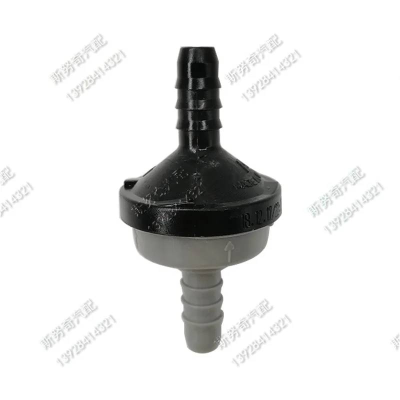 High qualtiy ID6 black plastic one-way valve non-return valve one way air pump vacuum check 1pc