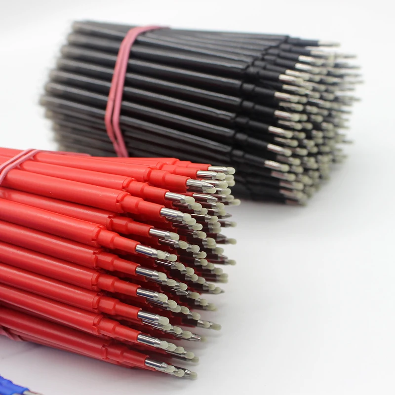 10 teile/los 0,5mm Magie Löschbaren Stift Drücken Gel Pen-Set Waschbar Griff Stift Refill Stange Blau/Schwarz Tinte schule Schreiben Schreibwaren – Detail 14