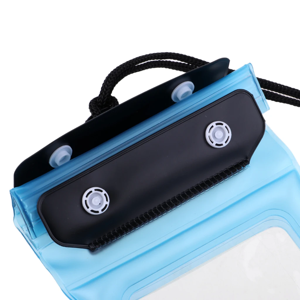 Double Locked Waterproof Phone Case Pouch Cover Holder Swimming Dive Dry Bag Fits Most Smart Phones up to 6.0