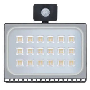 

100W Ultra-Thin LED Flood Light With Motion Sensor Waterproof AC 220V PIR LED Floodlight Outdoor Projector Lamp Spotlight Garden