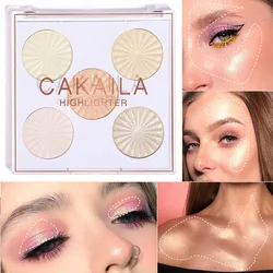 New 5 Colors Baked Powder Highlight Powder Reinforced Side Shadow Bronzing Powder Outline New Hot Face Blushe Face Concealer