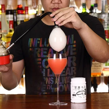 

Molecular Cocktail Smoked Scent Maker Cooking Smoked Barrel Molecular Cocktail Tool Bar Wine Smoke Bubble Maker Wooden Spices