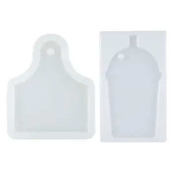 

DIY Crystal Epoxy Resin Mold Silicone Aroma Gypsum Tag Mould Handmade Crafts Jewelry Pendant Making Tools