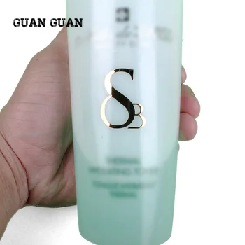 

Custom logo Cosmetics glass bottle,tube,lipstick metal self adhesive stickers.Skin care product brand name die cut metal sticker