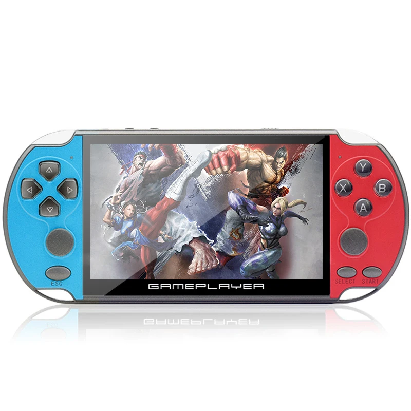 

5.1 inch Handheld Portable Game Console Dual Joystick 8GB preloaded 1000 free games support TV Out video game machine