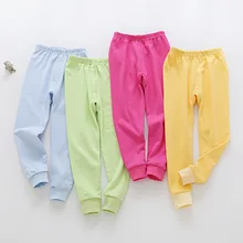 Qi qiao bear/Детские подштанники из чистого хлопка, 110-150, индивидуальная упаковка