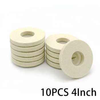 

Wool Wheel Felt Polishing Wheel Fitting For Angle Grinder Abrasive 10pcs 4inch Universal Professional Latest Nice