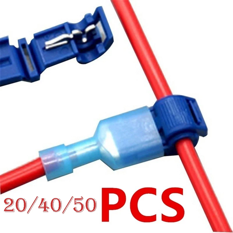 50Pcs(25set) Quick Electrical Cable Connectors Snap Splice Lock Wire Terminal Crimp Wire Connector Waterproof Electric Connector