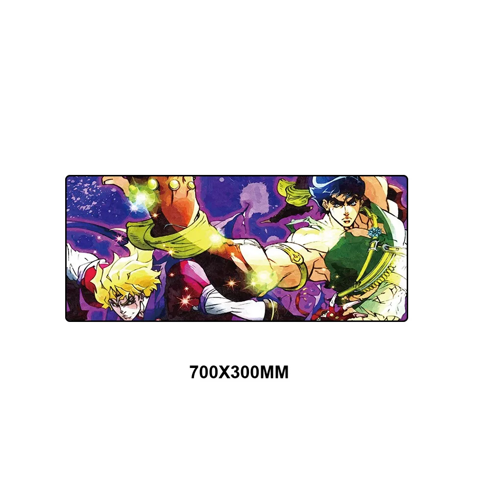 JOJO-006 Jojo причудливые Приключения большой игровой коврик для мышки с аниме игровой компьютерный коврик для мыши Противоскользящий натуральный каучук игровая клавиатура Коврик для мыши xl - Цвет: JOJO-006