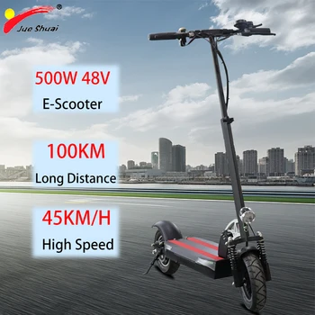 شراء48V500W سكوتر كهربائي 5AH-26AH ليثيوم بطارية ل الكبار لمسافات طويلة 100 كجم دراجة بخارية صغيرة كهربائية قابلة للطي سكوتر كهربائي électrique Hoverboard