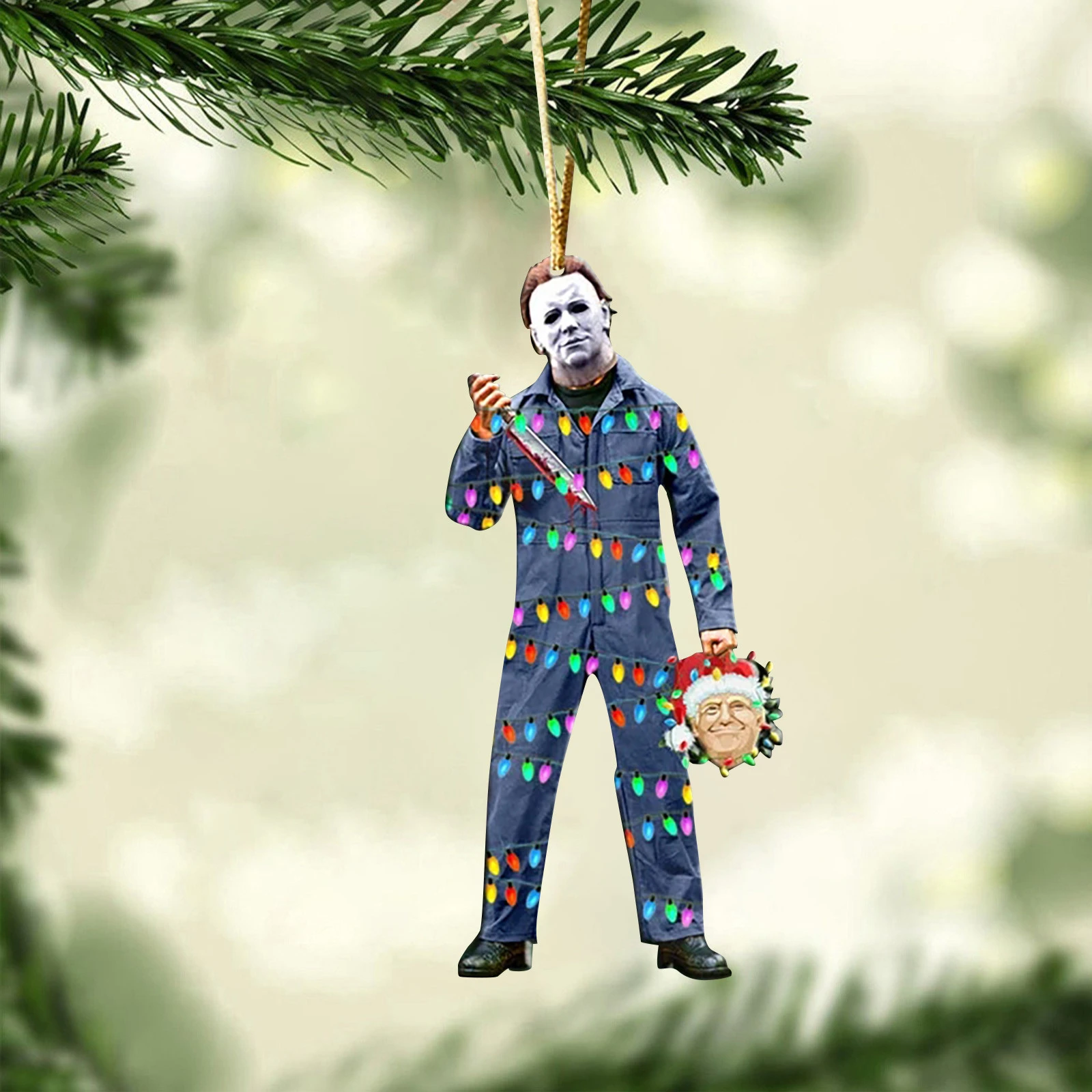 Christmas Horror 2022 2022 New Year Horror Movie Christmas Pendant Ornaments Diy Xmas Gift Tree  Pendant Doll Hang Decorations For Home Noel Natal|Pendant & Drop Ornaments|  - Aliexpress