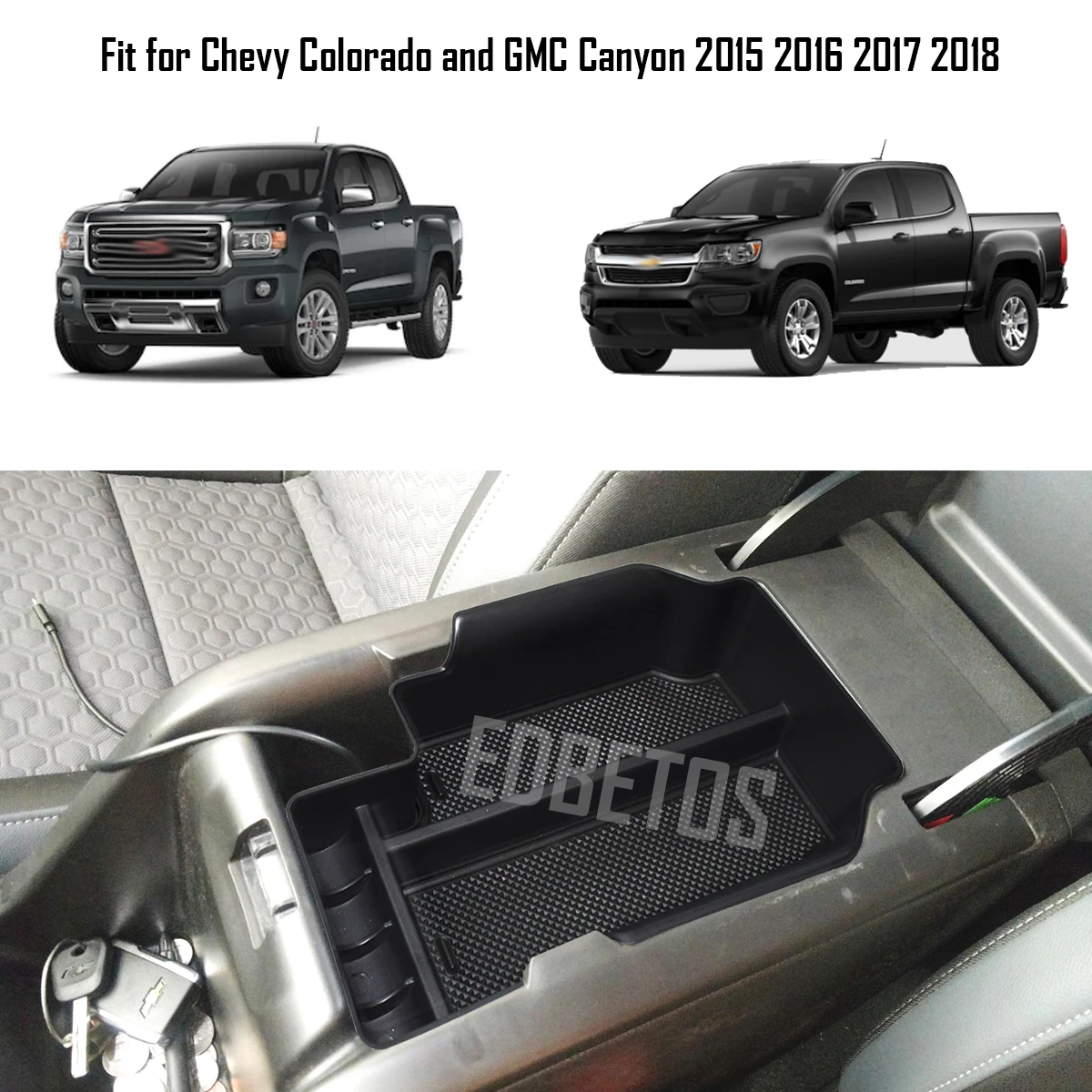 Подлокотник вторичный бардачок для Chevy Colorado GMC Canyon- центральная консоль Органайзер лоток-Chevy укладка