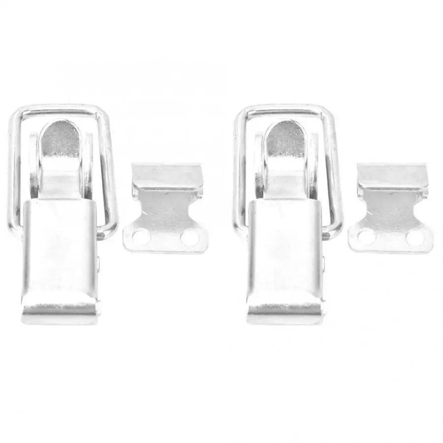 

2 Pcs Heavy Duty Hasp Latch Adjustable Box Catch Clasp Chest Case Hasp Hardware Accessory Hardware