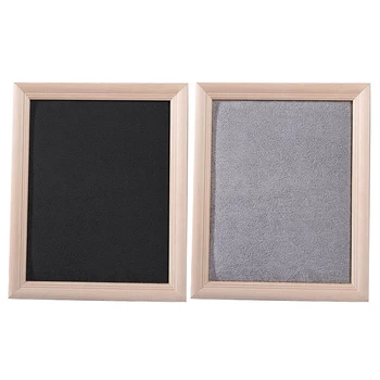 

Solid Wood Jewelry Rack Photo Frame Jewelry Storage Rack Creative Hanging Earrings Display Necklace Necklace Jewelry Display