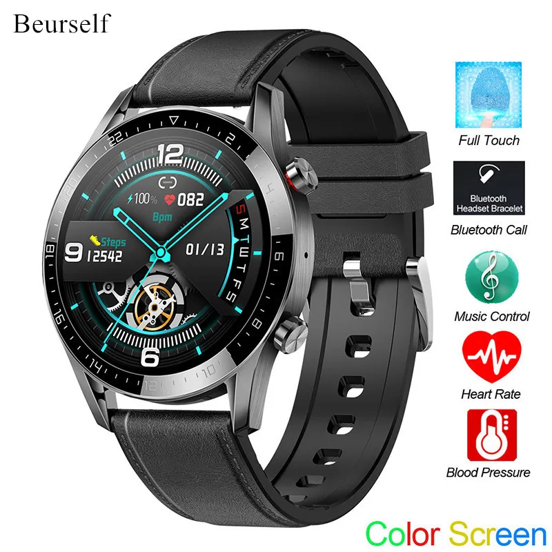 Beurself Smart Watch GT05 Men IP68 Waterproof Full Touch Sleep Monitor Bracelet Women Heart Rate Band Clock Sport Smartwatch | Электроника