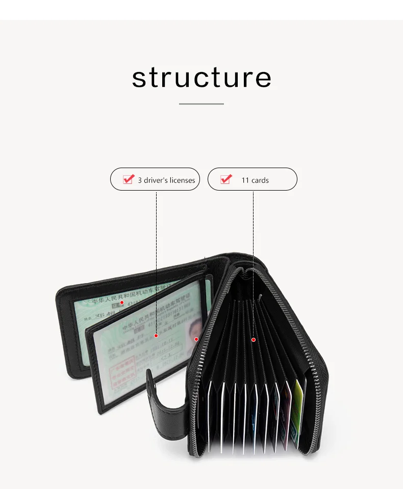 Держатель для карт, кошелек для женщин и мужчин из овчины, кожаный кошелек ручной работы, 15 бит, чехол для карт, бизнес-держатель для карт, сумка для кредитных карт, паспорта, карт