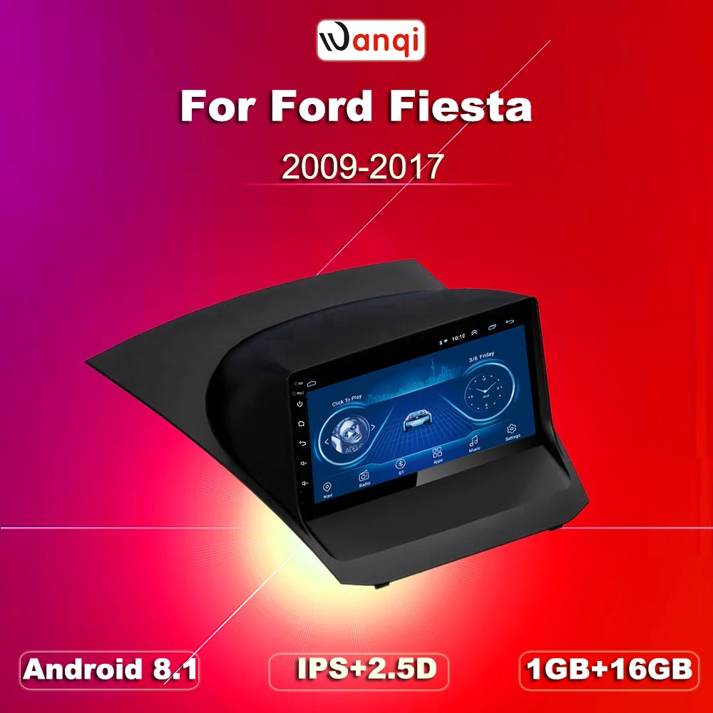 Для Ford Fiesta 2009-2012 2013-2017 горячая Распродажа 9-дюймовый автомобильный Dvd-плеер с