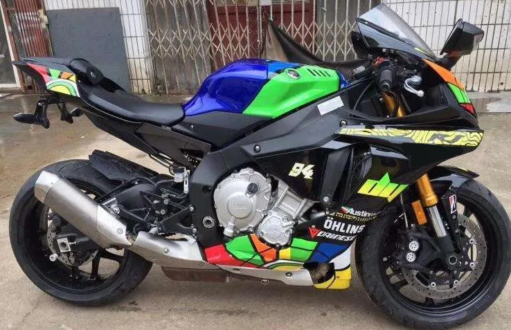 Литья под давлением ABS Полный обтекатели комплект подходит для YAMAHA YZF-R1 15 16 17 18 r1 пользовательские прохладный стиль