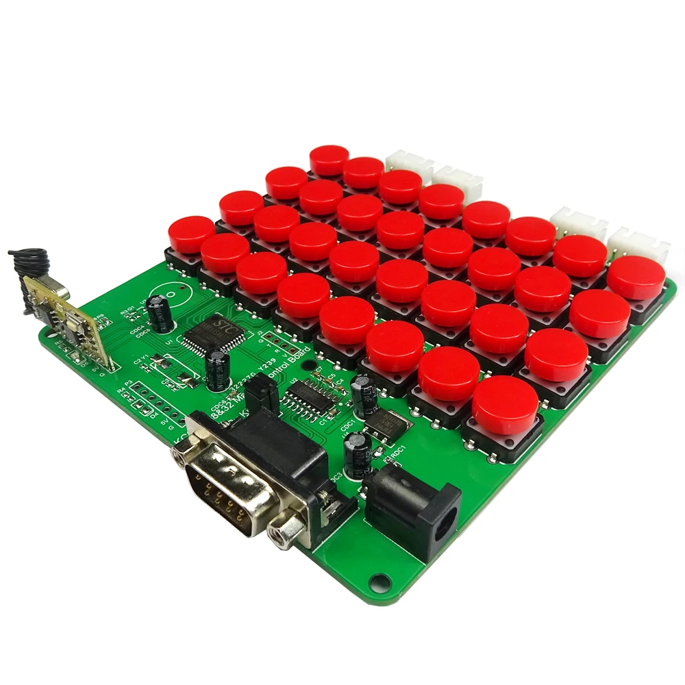  32 Buttons Manual Control RS232 Keyboard for KC868-H8 Smart Home Ethernet Web Relays Controller Diy
