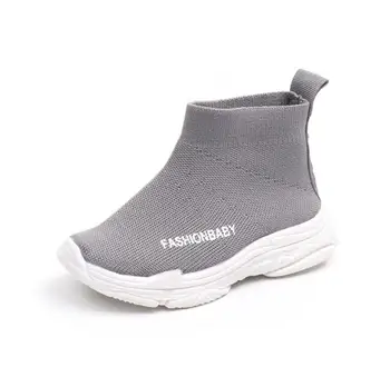 

Casual shoes 2020 male female sneaker child high elastic foot wrapping snow boots kids knitted socks shoes baby shoes