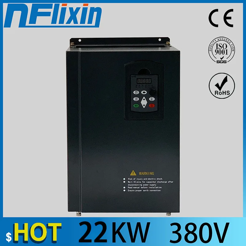 

Vector Control frequency converter 380V Three-phase variable frequency inverter for motor 22kw ac frequency drive