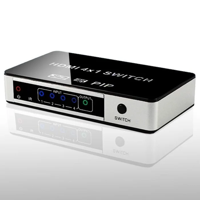 4K HDMI переключатель PIP 4x1 видео коммутатор 4K x 2K 3D с пультом дистанционного управления для ТВ PS4 HD tv JHP-лучший