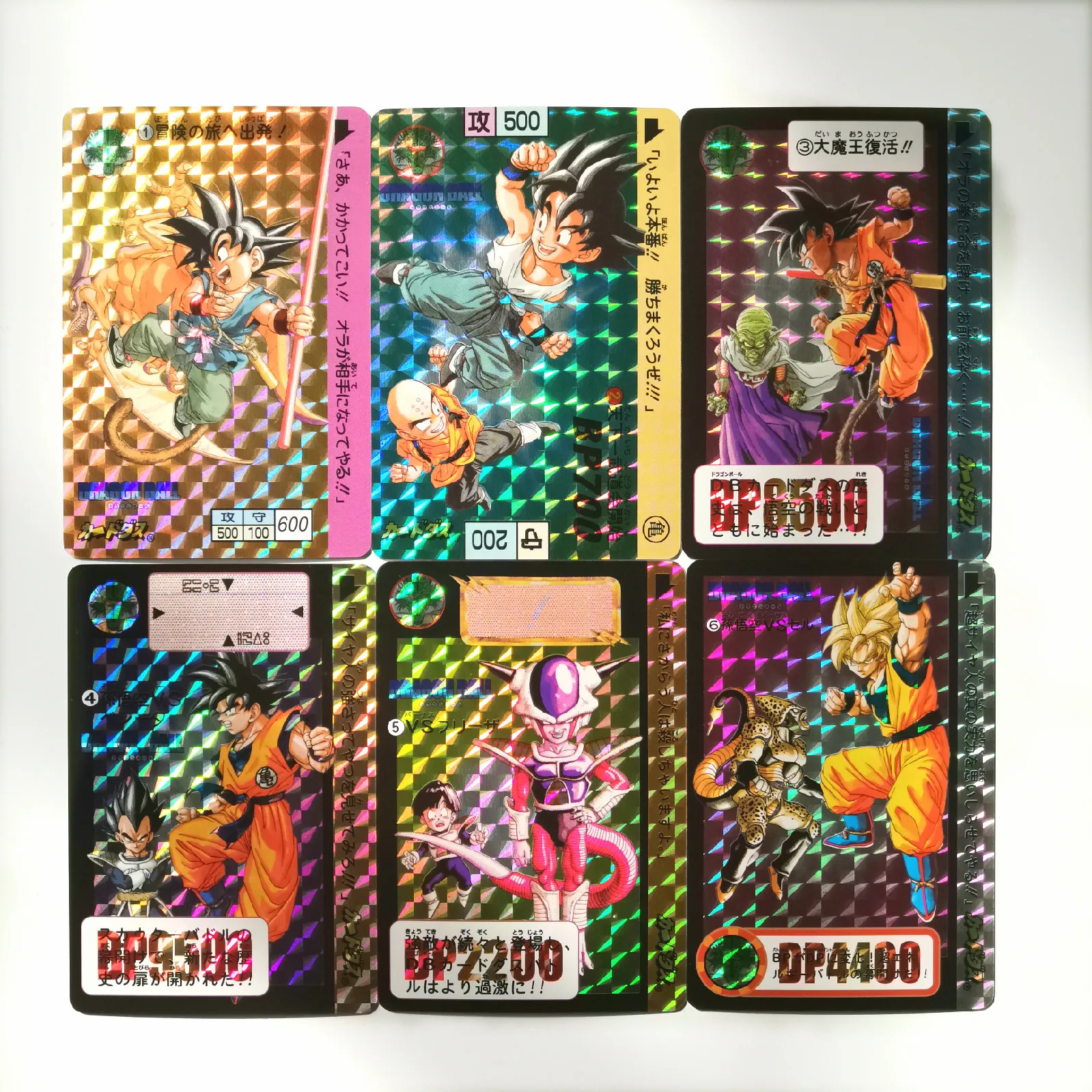 6 шт./компл. копировальная карточка Super Dragon Z с героями боевой инстинкт Ultra Goku Vegeta