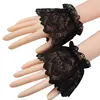 Women Lady Elastic Sleeve Driving Gloves Covered Arm Sleeves Organ Pleated Lace Hollow Hook Gloves Long Short Fingerless Gloves ► Photo 2/6