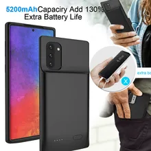 5200 мАч чехол дополнительный аккумулятор для зарядки телефона чехол для samsung Galaxy Note 10