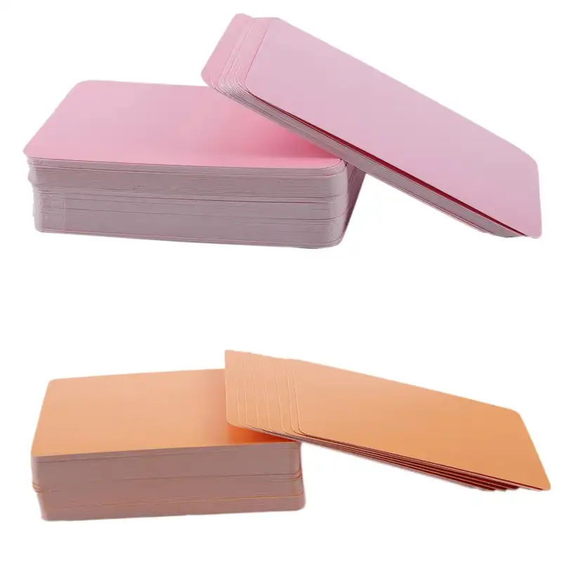 blank handwritten paper message card business thank you cards