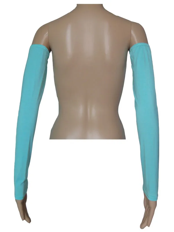 20 Cornflower Blue 5 шт., исламские рукава, Модальные рукава для женщин, 53 см, длина 18 см, манжеты, свободный размер: эластичные, регулируемые 20 цветов - Цвет: 20 Cornflower Blue