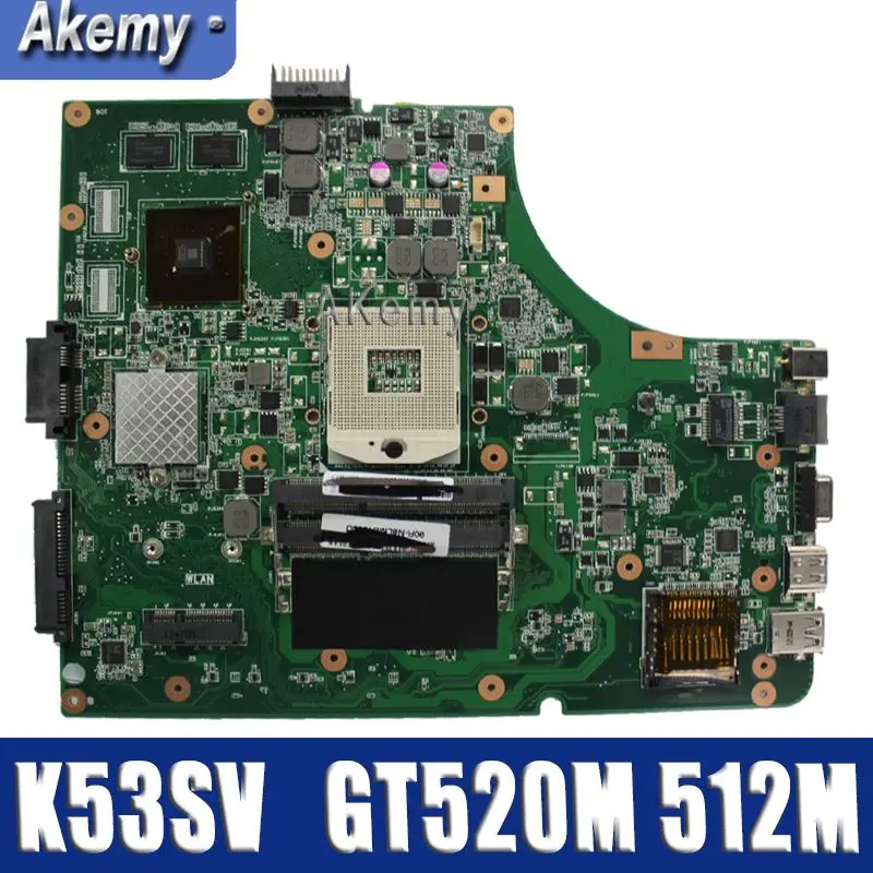 Материнская плата для ноутбука Amazoon K53SV For Asus K53SM K53SC K53S K53SJ P53SJ A53SJ тестовая