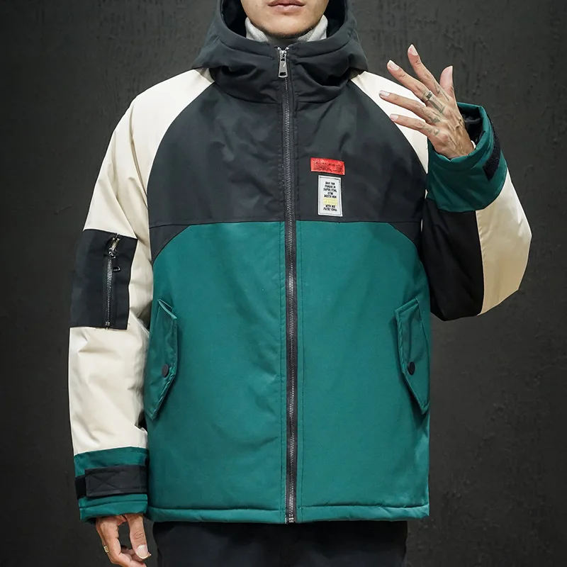autumn military pilot bomber jacket men's winter streetwear large size cotton coat male loose Japanese coat and coat
