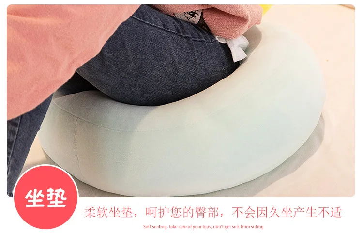 Creative Bear Pillow Plush Toys Soft Turning Dinosaur Comfortable Cushion Napping Pillow for a Girlfriend Gift