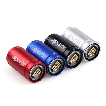 

4PCS New Car SPORTS Wheel Tire Parts Valve Stem Caps For Cadillac ATS CTS Escalade XTS XT4 XT5 CT6 Car styling