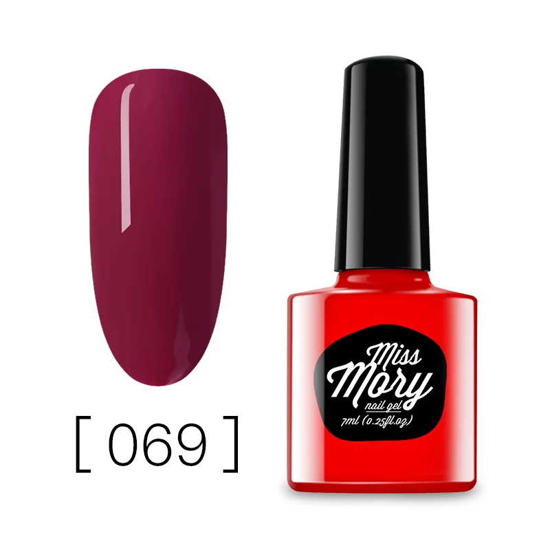 DXHP-69 Miss Mory Цветной Гель-лак для ногтей, 96 цветов, маникюрный завод, новые продукты, 7 мл Лак для ногтей, Led& UV, замачиваемый Цветной Гель-лак - Цвет: DXHP-69