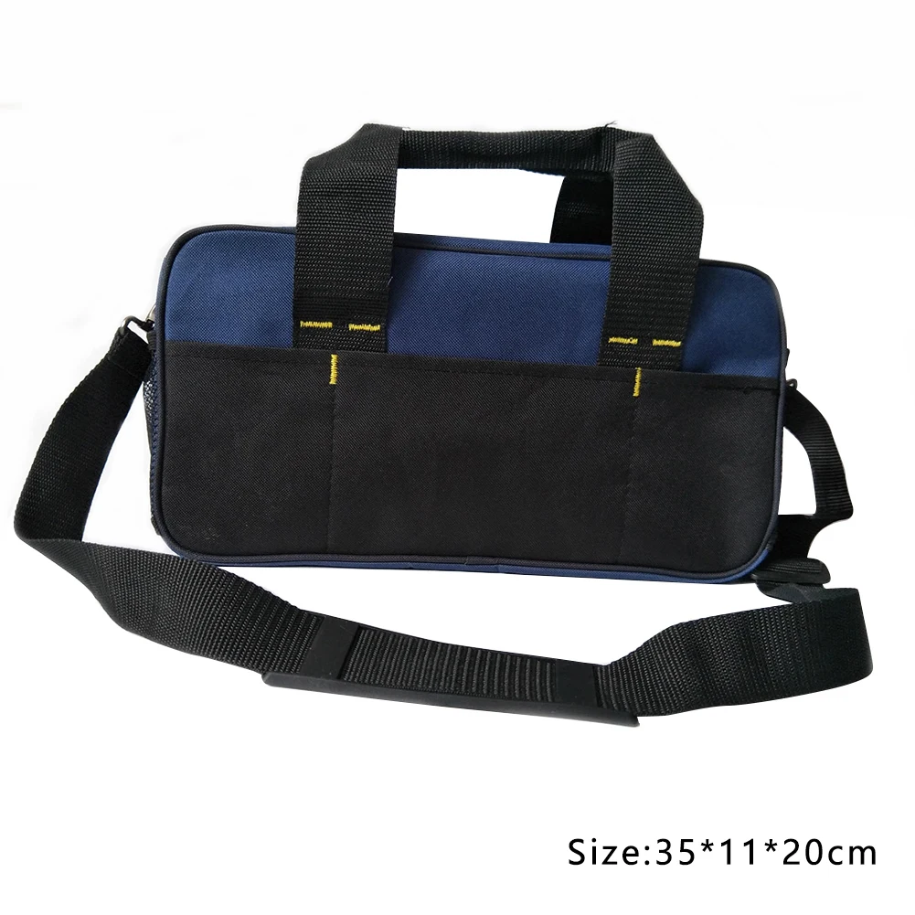 Thickened Garden Portable Electrician Adjustable Strap Repairing Storage Multiple Pocket Zipper Closure Tool Bag Oxford Fabric