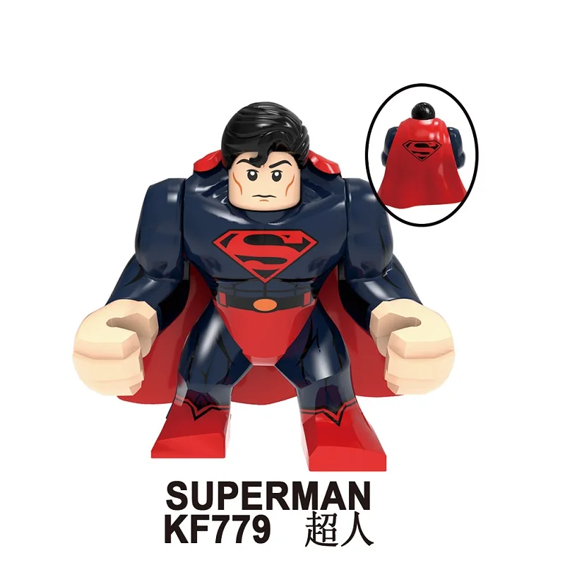 KF779 20Pcs No Box 20 шт. строительные блоки Супер Герои кирпичи Бэтмен Супермен Черная пантера флэш Тор Росомаха фигурки для детей игрушки KF6077 - Цвет: KF779 20Pcs No Box
